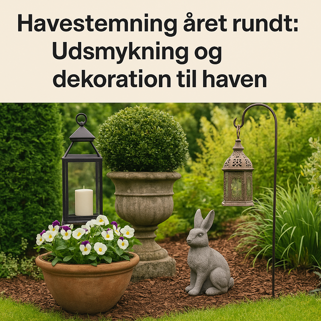 Havestemning året rundt: Udsmykning og dekoration til haven