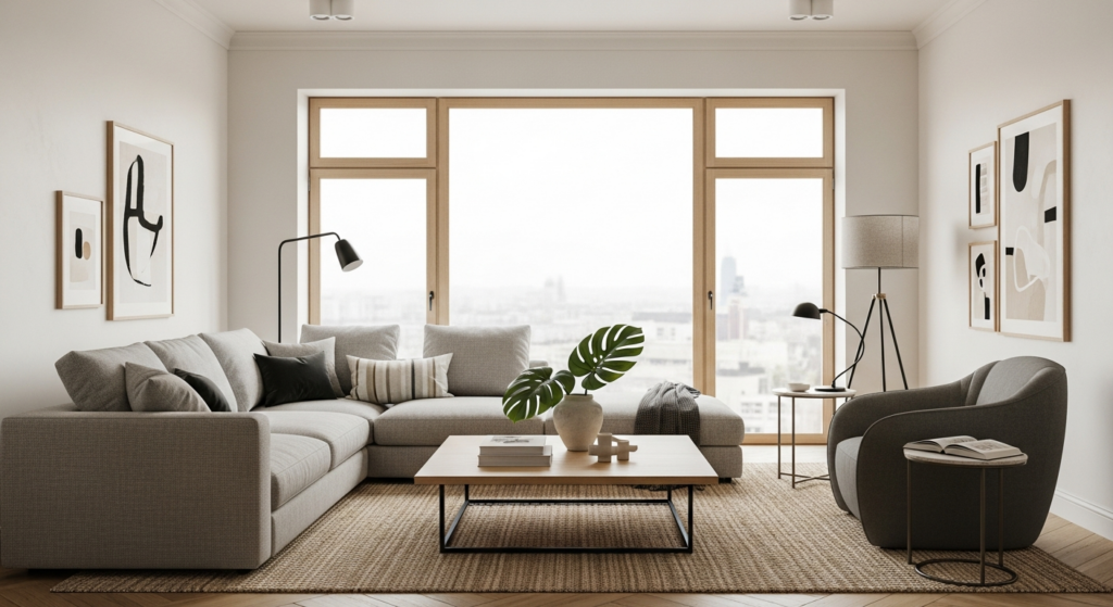 Sådan indrer du dit stue med moderne klassisk stil